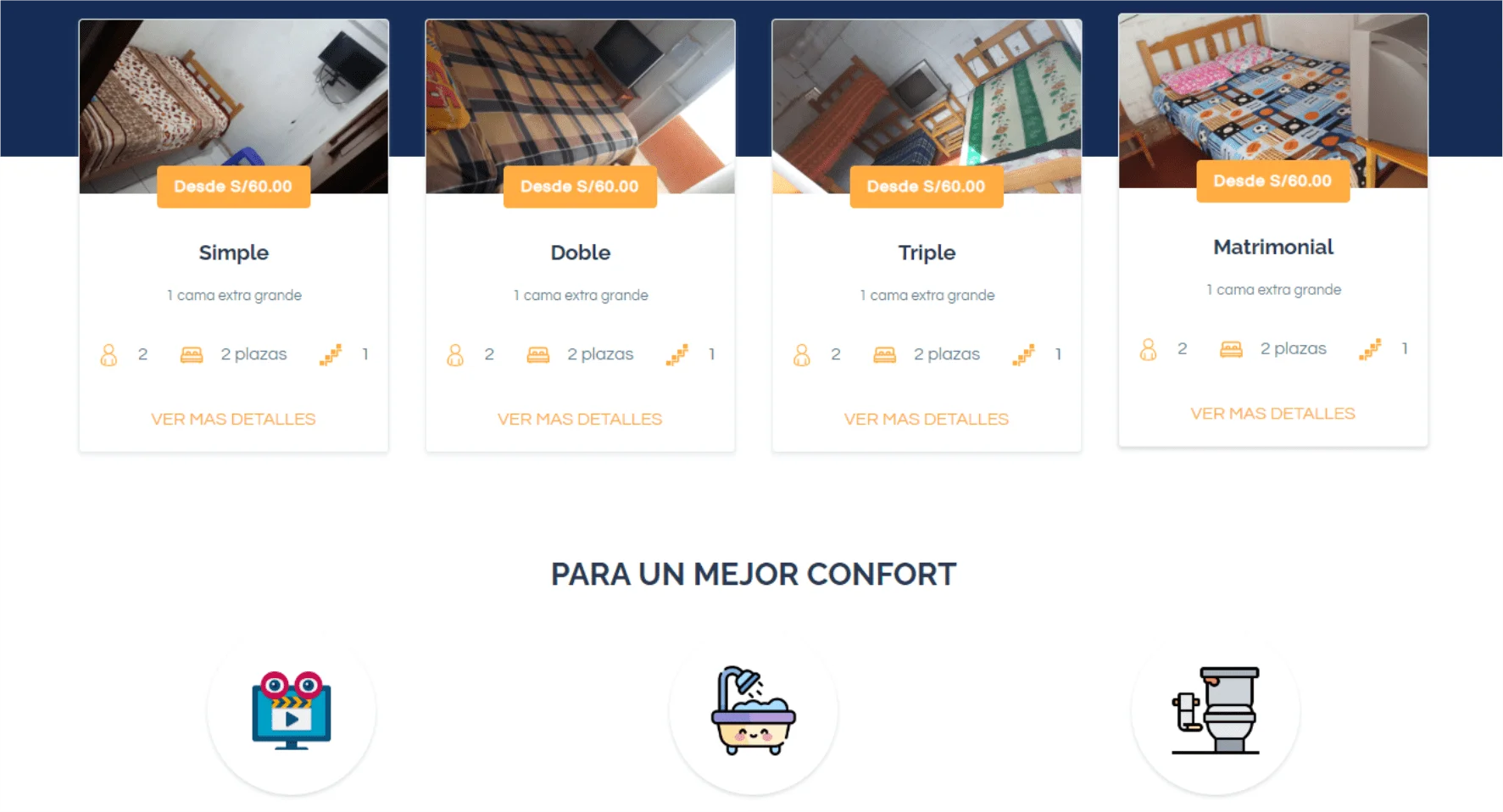Página web Hospedaje Jordan - Julio Almiro