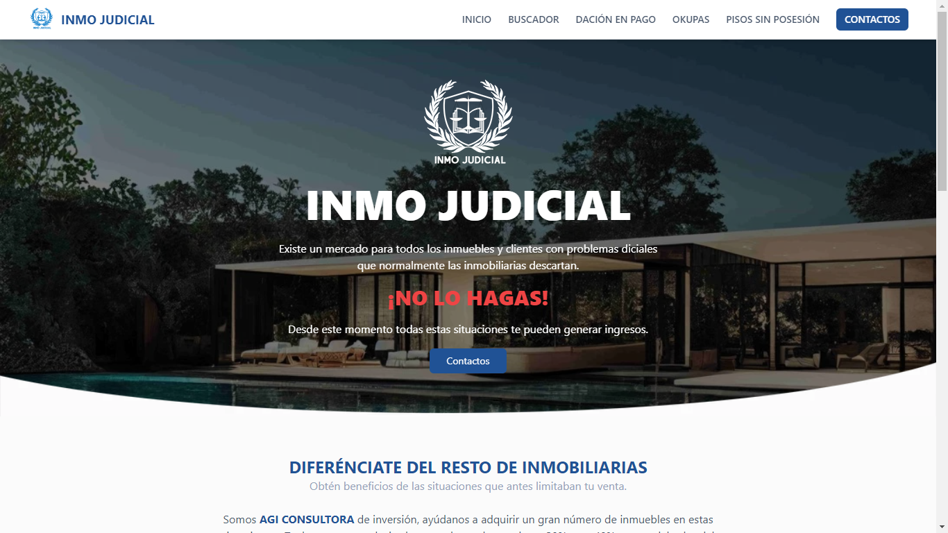 Página web inmobiliario - Julio Almiro